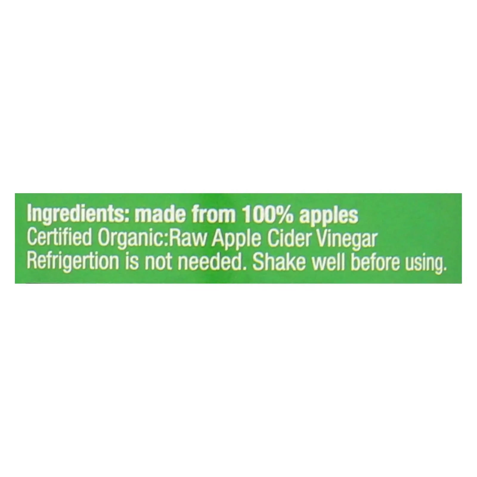 Zoe - Apple Cider Vinegar - Case Of 6 - 17 Fl Oz. Zoe