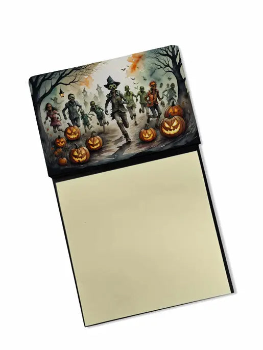 Zombies Spooky Halloween Pair of Pot Holders Caroline's Treasures