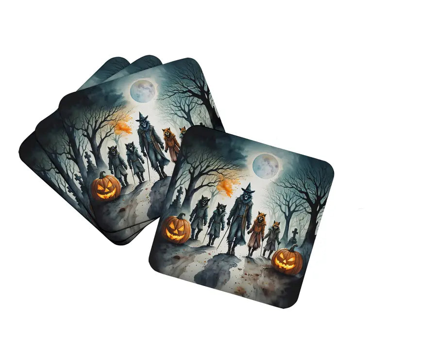 Zombies Spooky Halloween Pair of Pot Holders Caroline's Treasures