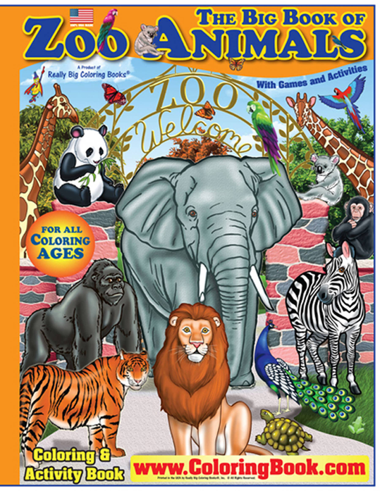Zoo Animals Really Big Coloring Books Really Big Coloring Books