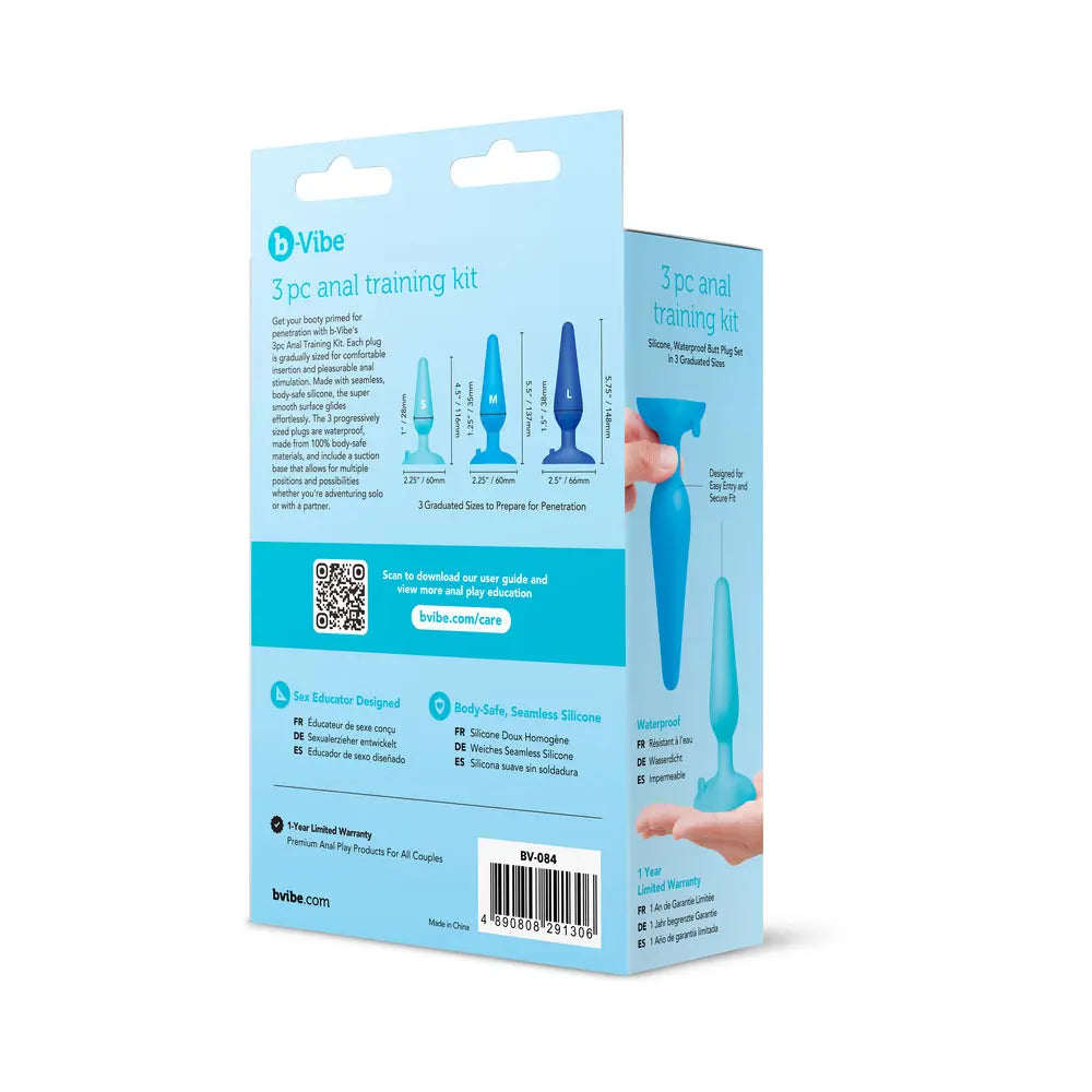 b-Vibe 3-Piece Anal Training Kit Series B-Vibe
