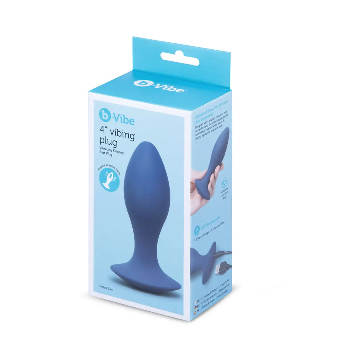 b-Vibe 4 in. Vibing Plug B-Vibe