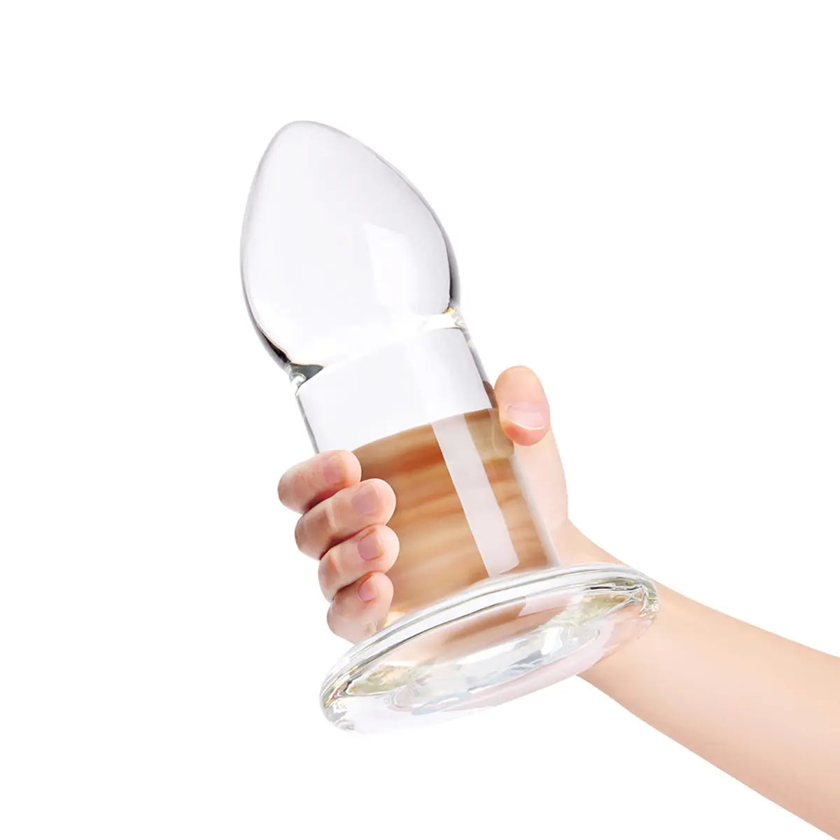 b Vibe Advanced 8 in Glass Anal Dilator B-Vibe
