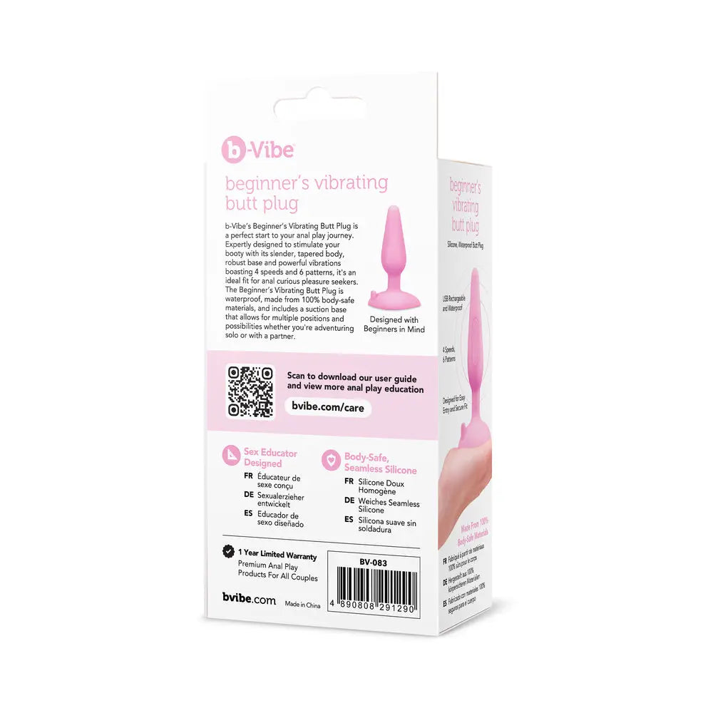 b-Vibe Beginner's Vibrating Butt Plug B-Vibe