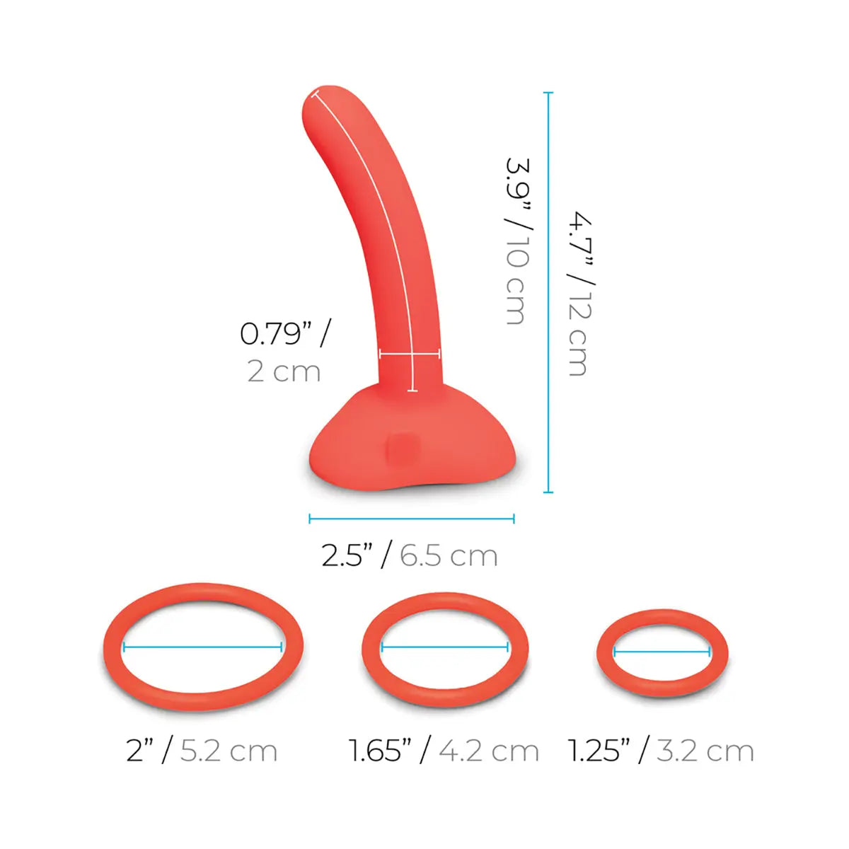 b-Vibe Beginners Strap-On Harness Set with 5 in. Silicone Dildo Peg B-Vibe