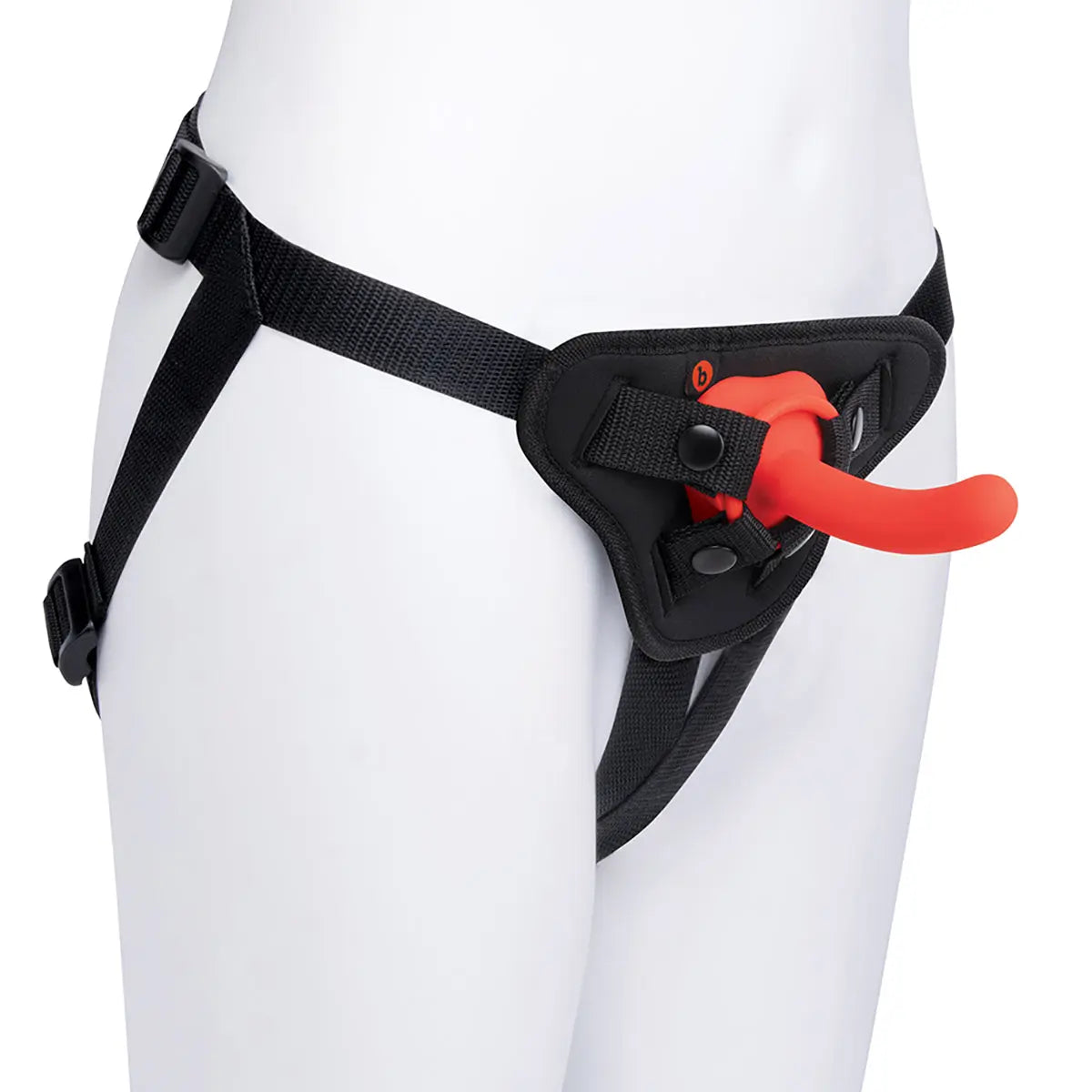 b-Vibe Beginners Strap-On Harness Set with 5 in. Silicone Dildo Peg B-Vibe
