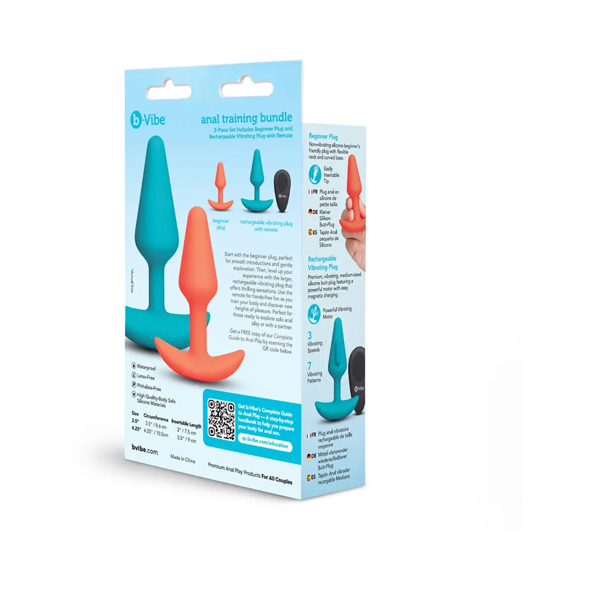 b-Vibe Butties Anal Training 2-Piece Set B-Vibe