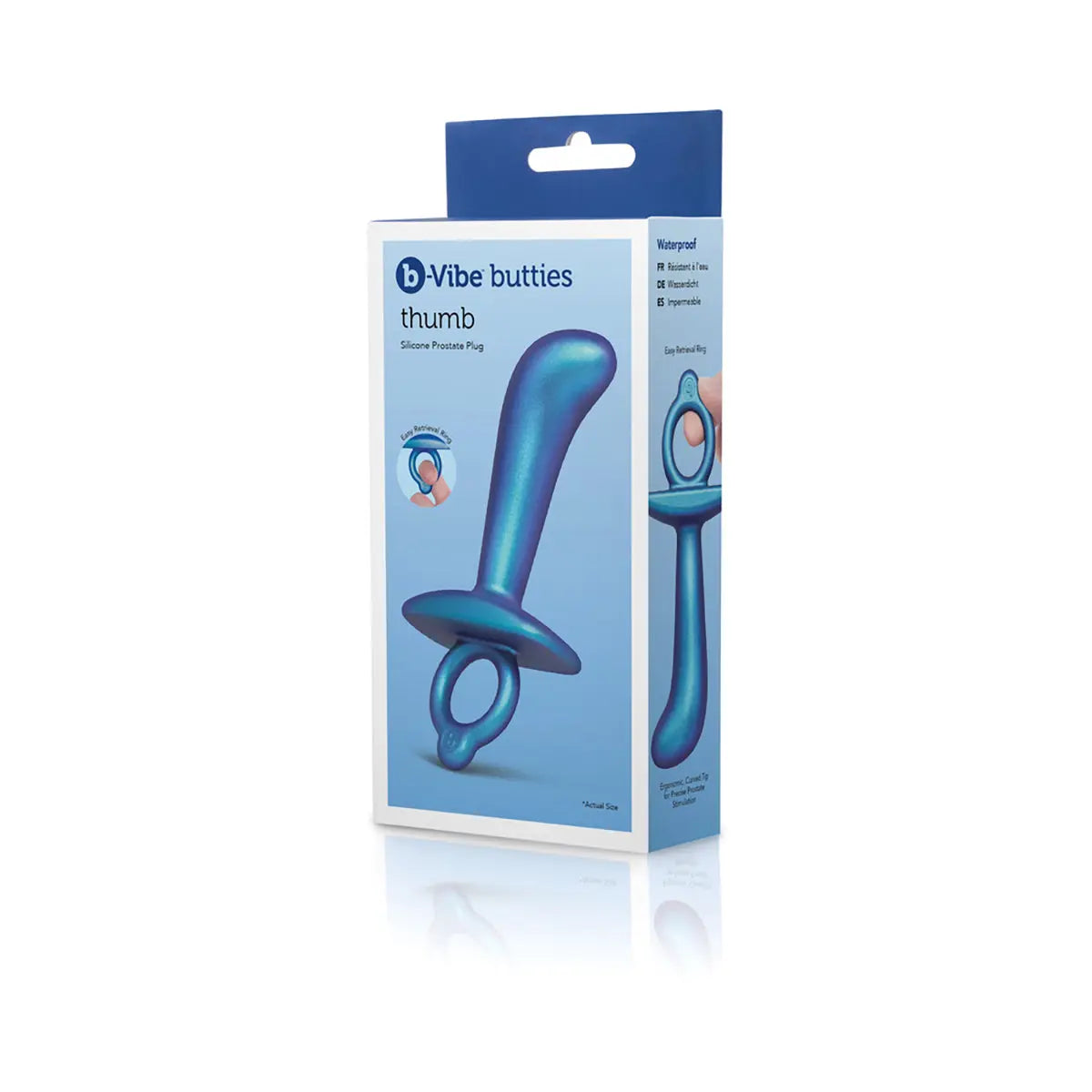 b-Vibe Butties Thumb Silicone Prostate Plug B-Vibe