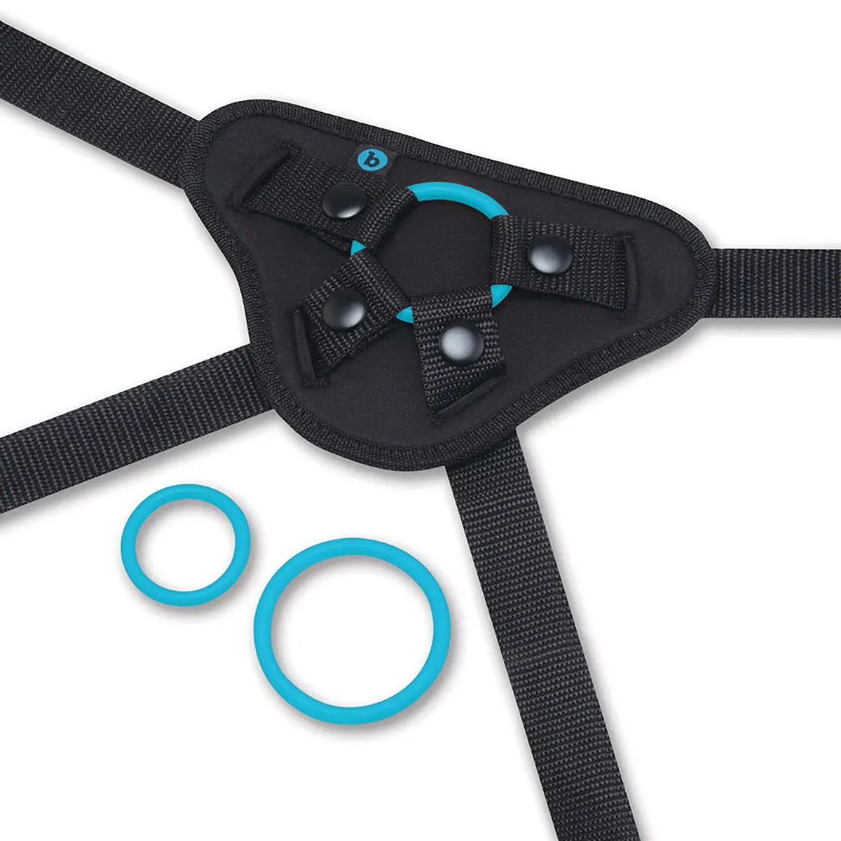 b-Vibe Every Body Strap-On Harness Set with 6 in. Silicone Dildo Peg B-Vibe