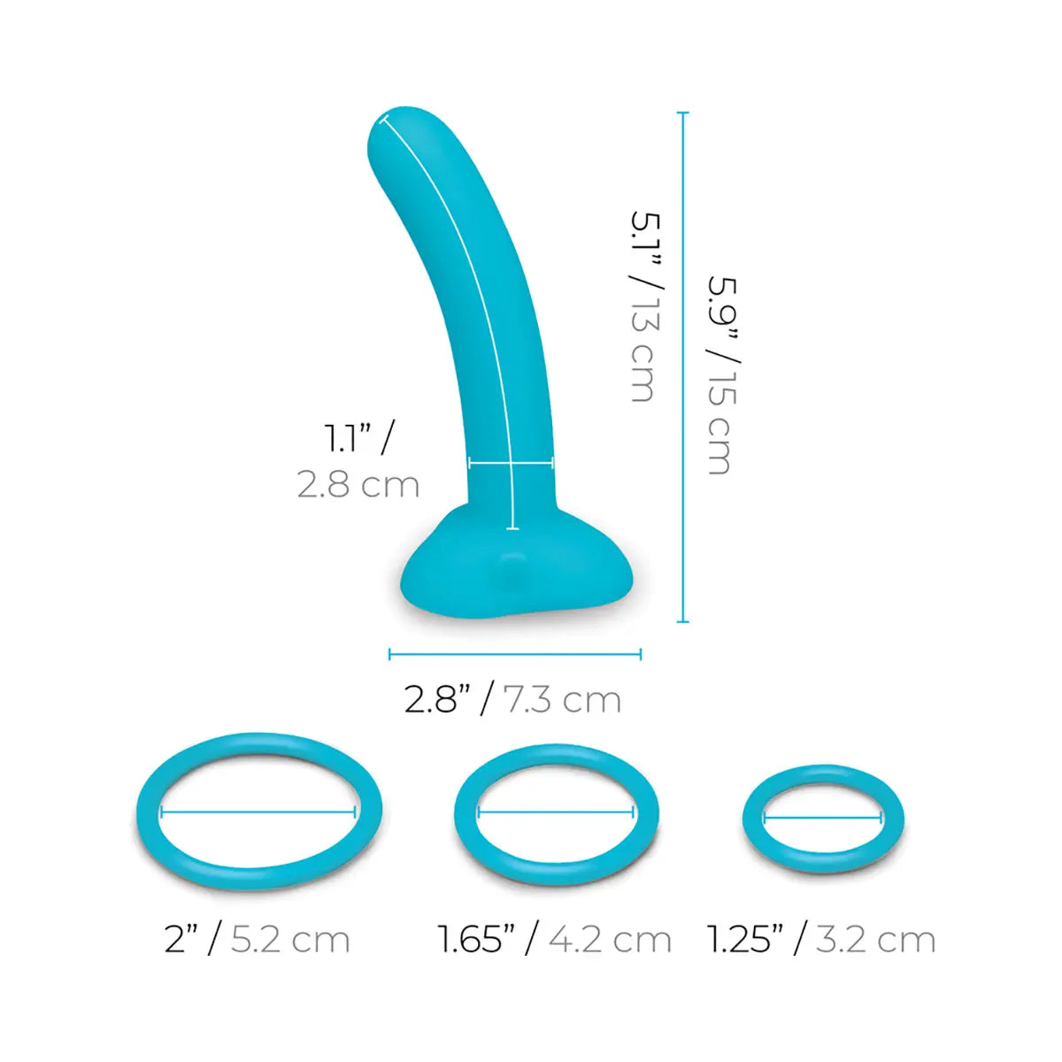 b-Vibe Every Body Strap-On Harness Set with 6 in. Silicone Dildo Peg B-Vibe