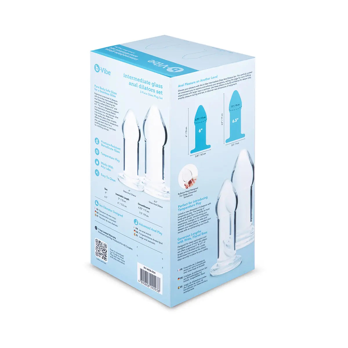 b Vibe Intermediate Glass Dilators Set B-Vibe