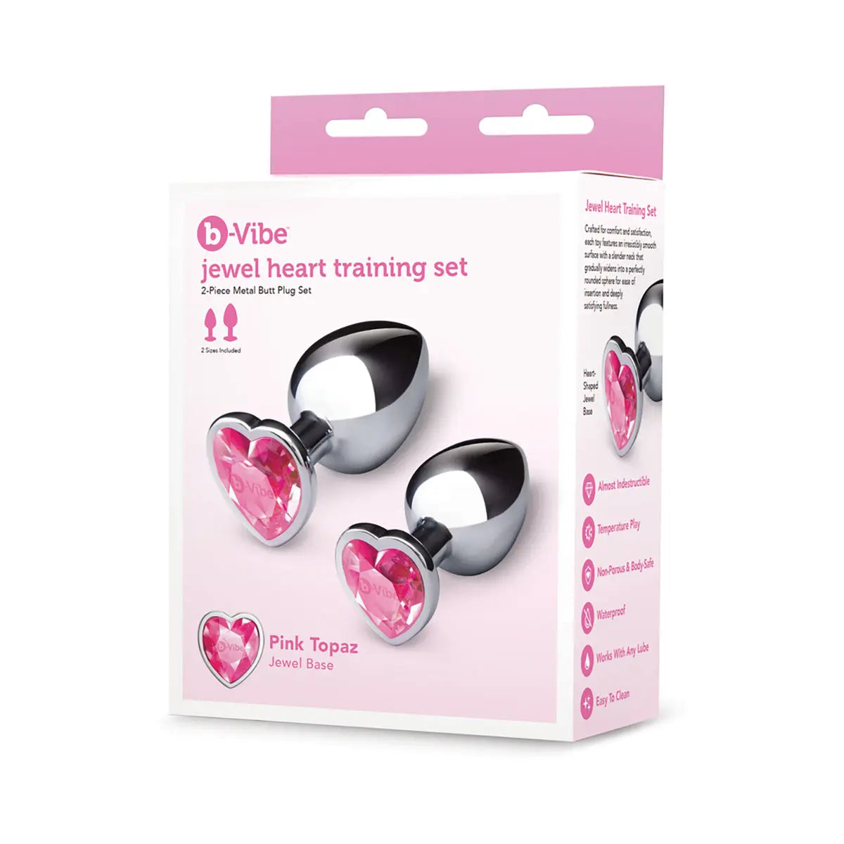b-Vibe Jewel Metal Training Plug Set B-Vibe