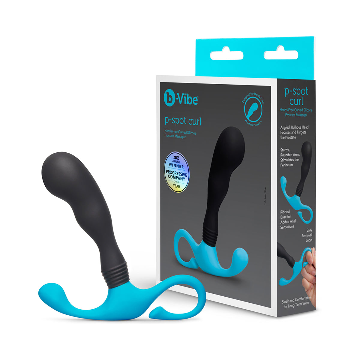b-Vibe P-Spot Curl B-Vibe