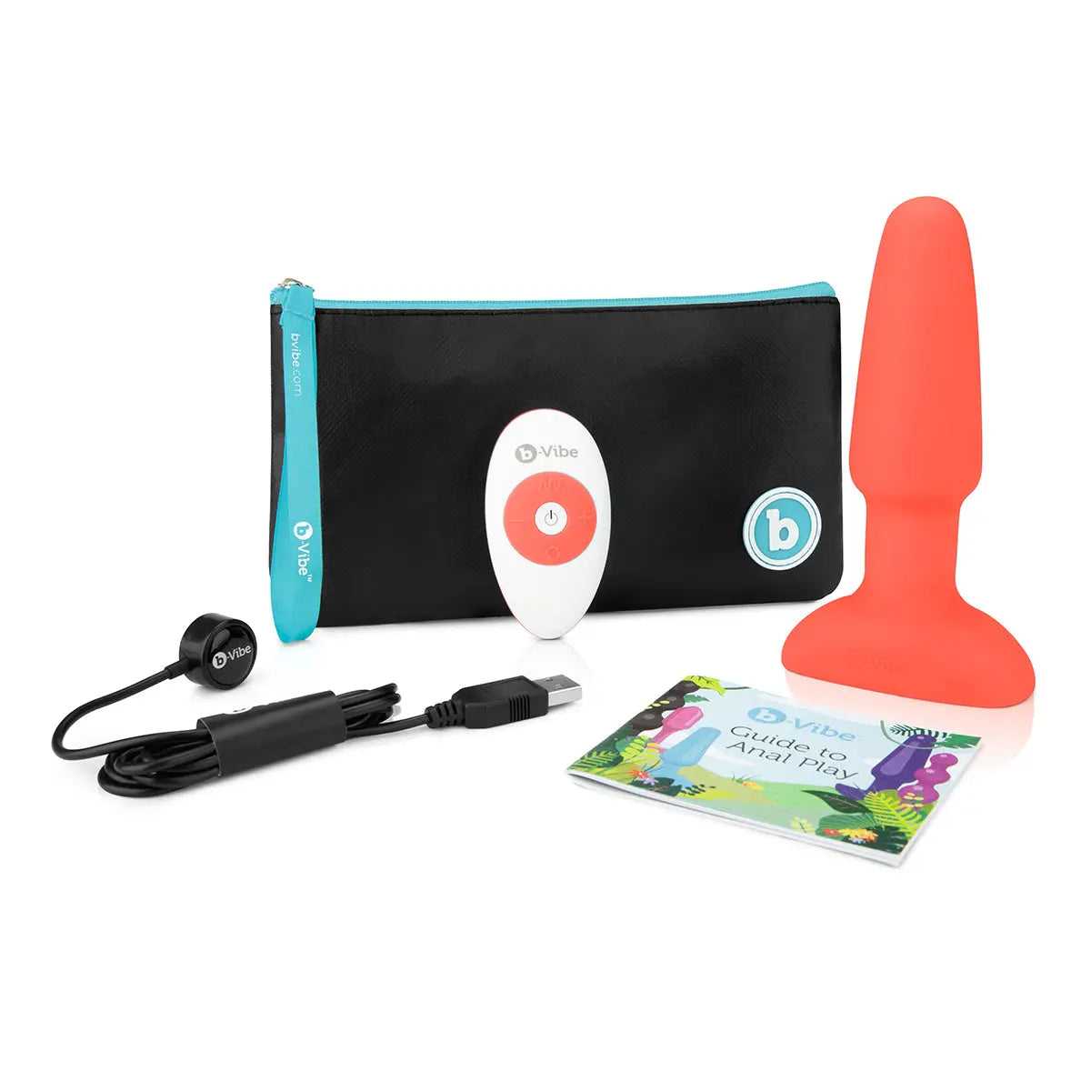 b-Vibe Rimming Plug 2 Orange B-Vibe
