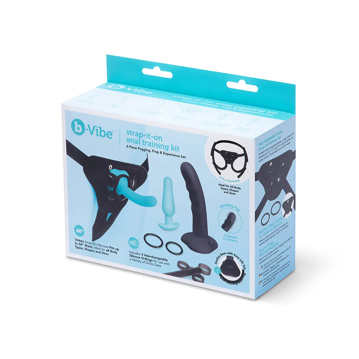 b-Vibe Strap-It-On Anal Training Kit B-Vibe