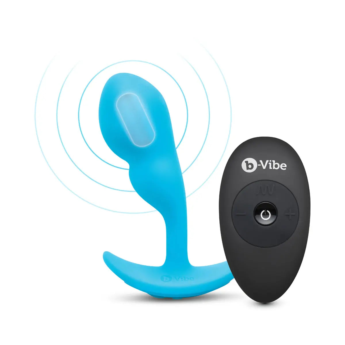 b-Vibe Vibrating P-Spot Snug Plug RC Sml B-Vibe