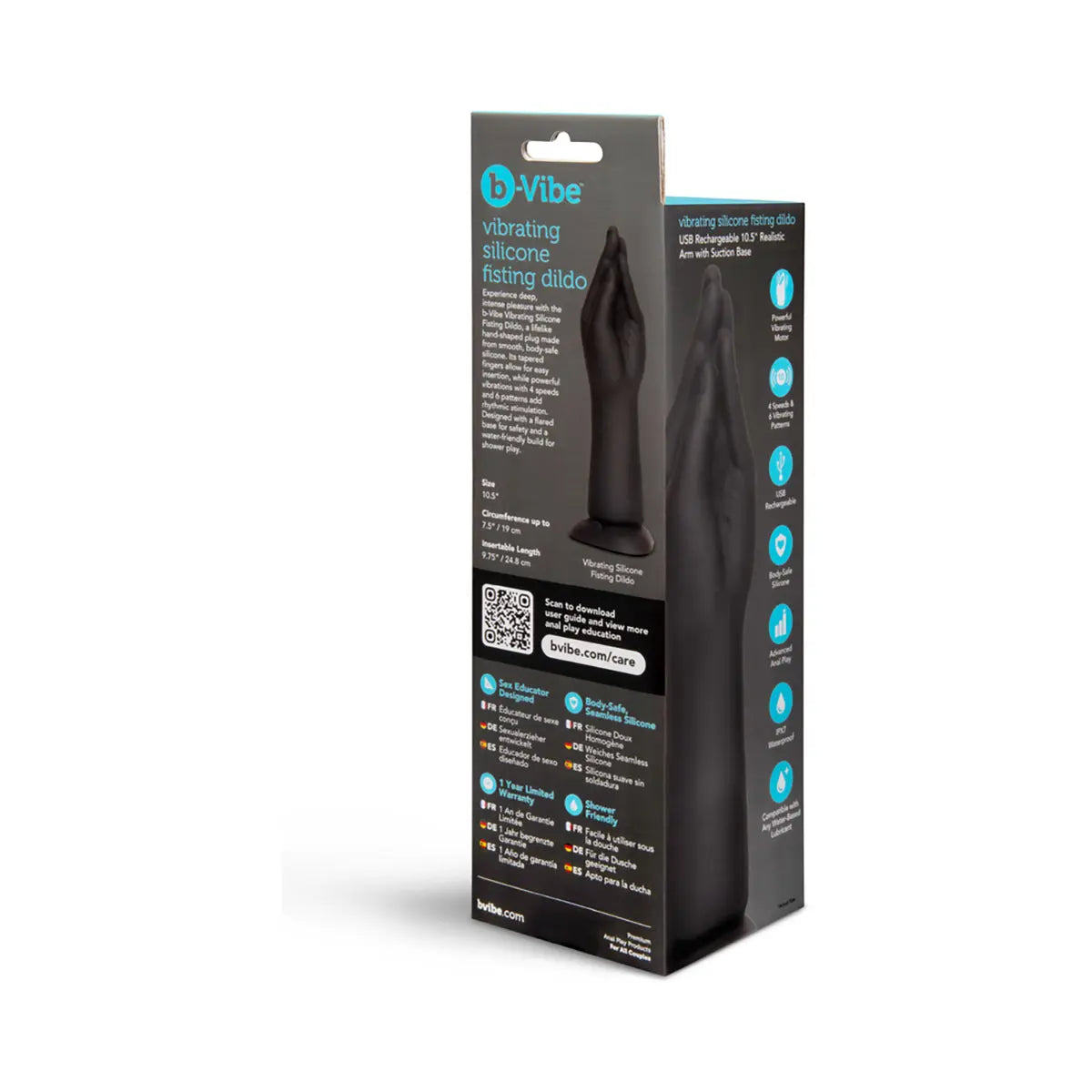 b-Vibe Vibrating Silicone Fisting Dildo B-Vibe