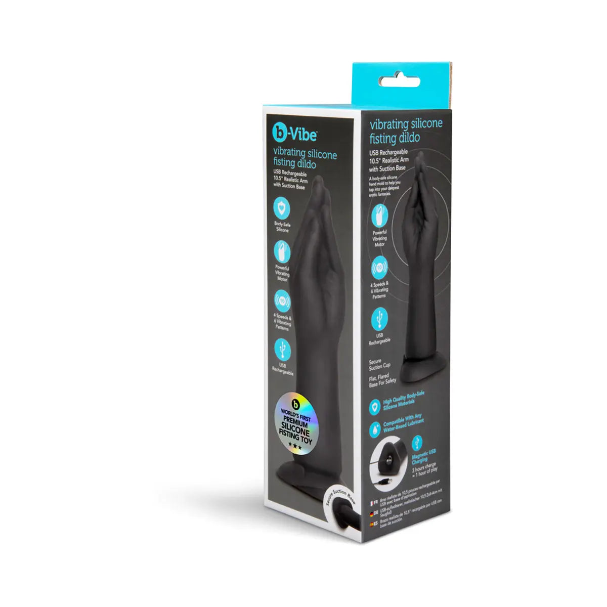 b-Vibe Vibrating Silicone Fisting Dildo B-Vibe
