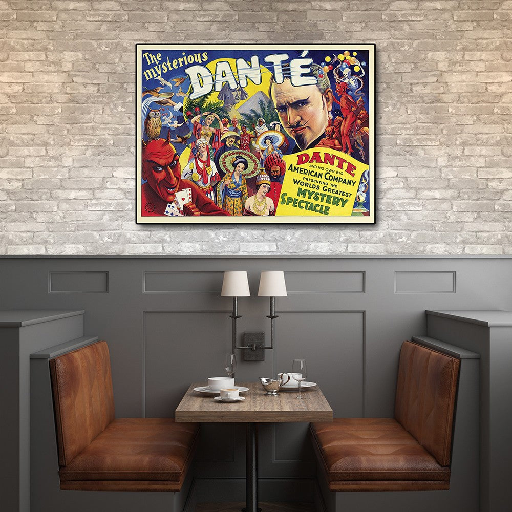 George The Supreme Master Vintage Magic Unframed Print Wall Art - GreatEagleInc
