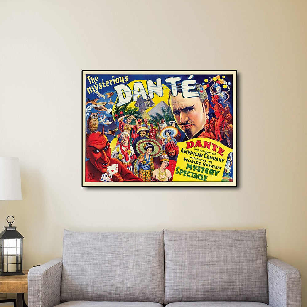 George The Supreme Master Vintage Magic Unframed Print Wall Art - GreatEagleInc