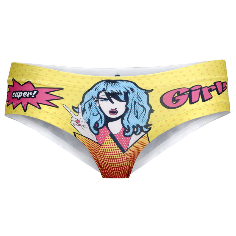 mememe COMIC FANS Yellow PANTY for Women Lia International