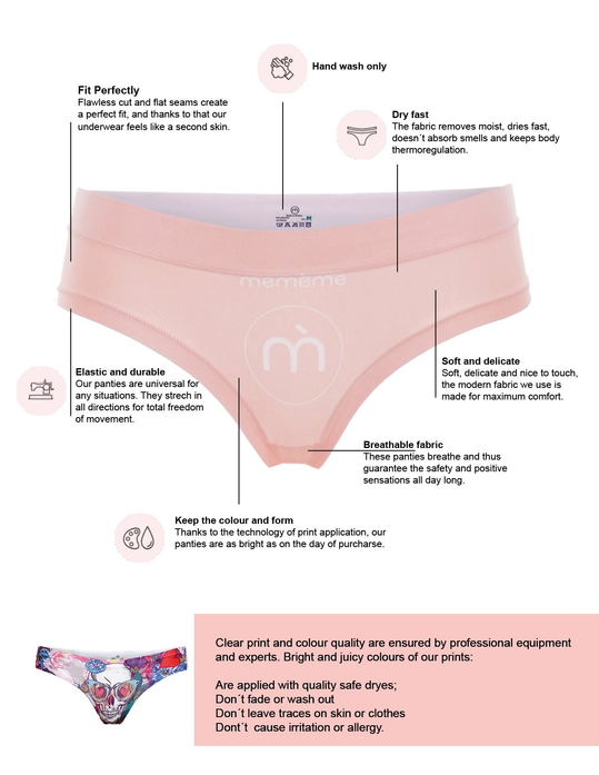 mememe GRAFFITY TRASH Panty for Women Lia International