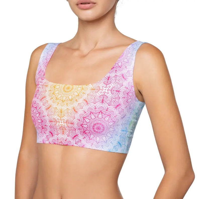 mememe MANDALA Happiness CROP TOP for Women Lia International