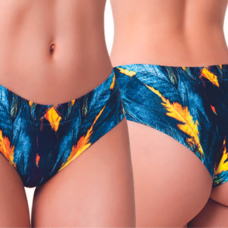 mememe PARADISE BIRDS Feathers PANTY for Women Lia International