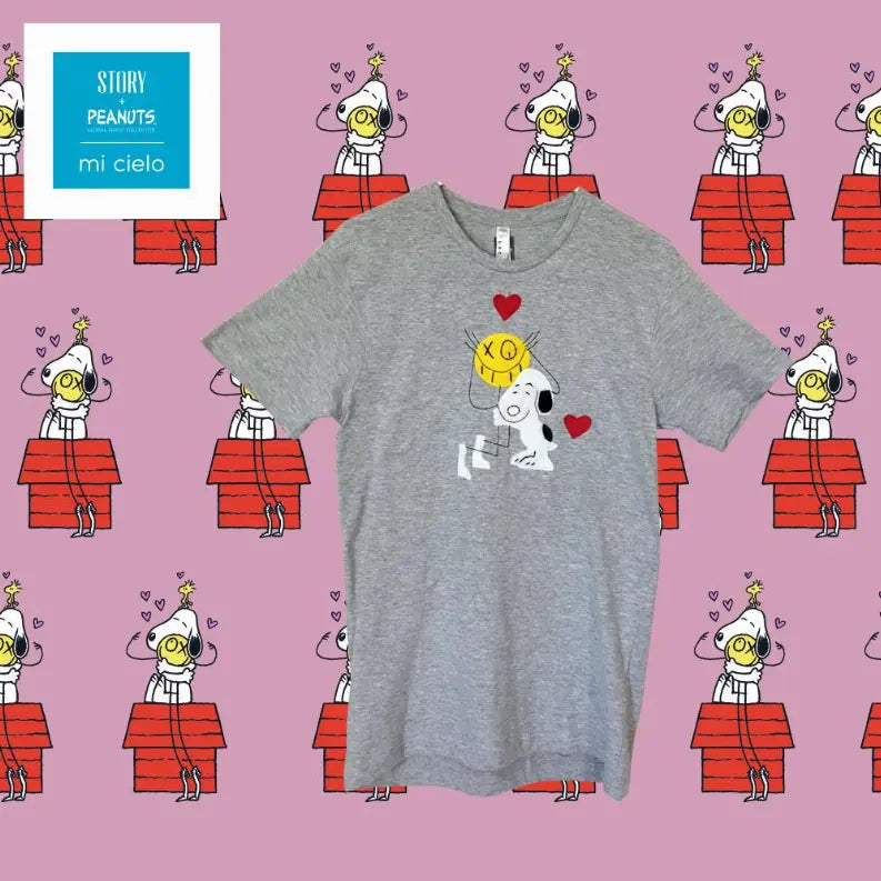 mi cielo x Snoopy - Hug - Adult Shirt Mi Cielo