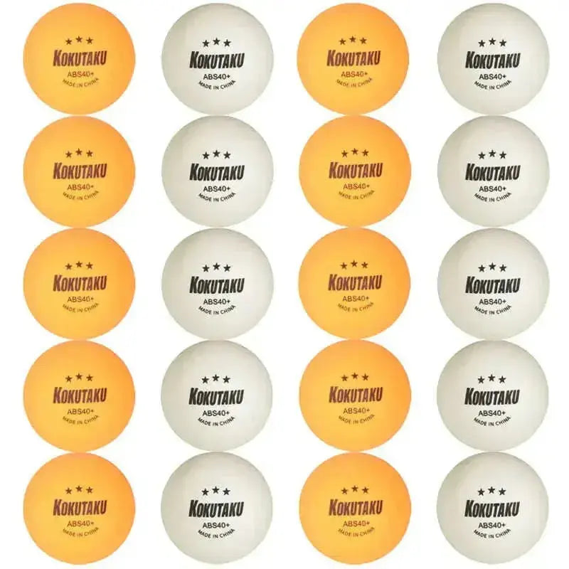 20pcs-KOKUTAKU-3-Stars-Table-Tennis-Balls-40_-ABS-New-Material-Plastic-Ping-Pong-Balls-Professional-Table-Tennis-Training-Balls-FreeDropship-334657721