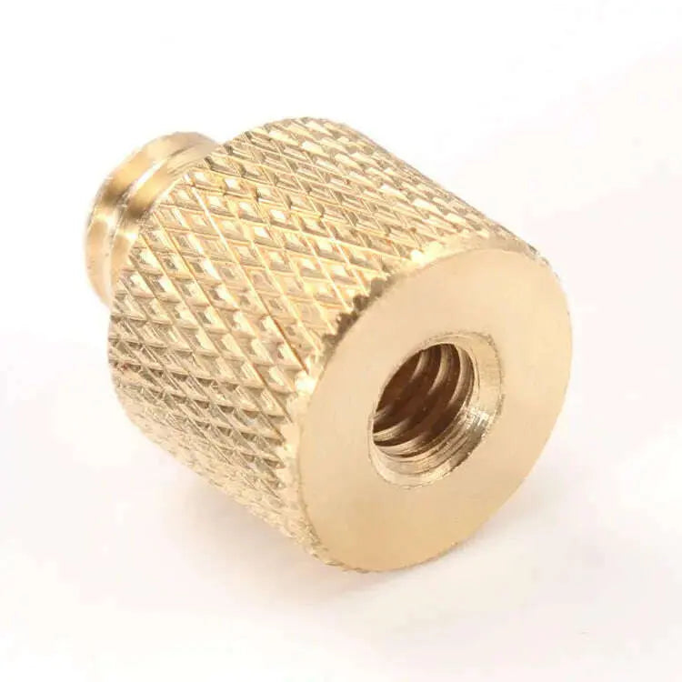 3-8-inch-Female-to-1-4-inch-Male-Tripod-Thread-Reducer-Adapter-Brass-Copper-For-Camera-tripod-Diameter-of-screw-6mm-GreatEagleInc-334087066