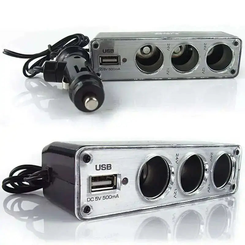 3-Way-Car-Cigarette-Lighter-Socket-Splitter-Charger-Power-Adapter-DC_USB-Port-Plug-12V-24V-GreatEagleInc-334047031