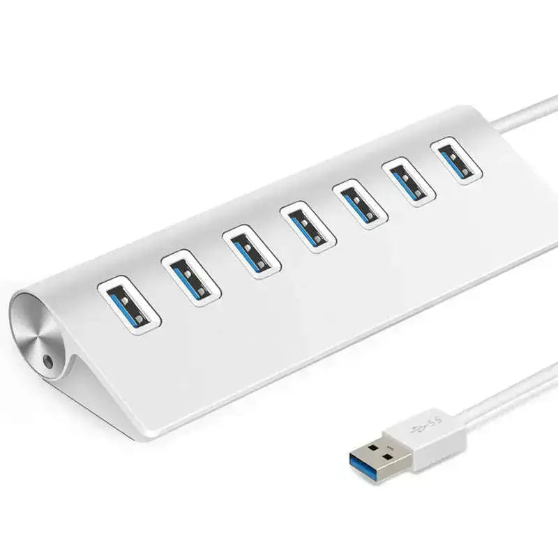 7-port-USB-3.0-Hub-Aluminum-Alloy-60cm-Cable-Portable-Upto-5Gbps-Super-Speed-Anti-slip-Charging-Splitter-For-Laptop-Desktop-GreatEagleInc-333990878