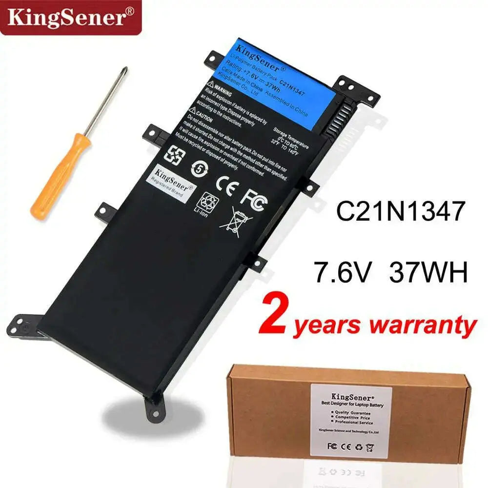 7.5V-37WH-KingSener-C21N1347-New-Laptop-Battery-For-ASUS-X554L-X555-X555L-X555LA-X555LD-X555LN-X555MA-2ICP4-63-134-C21N1347-GreatEagleInc-317761982