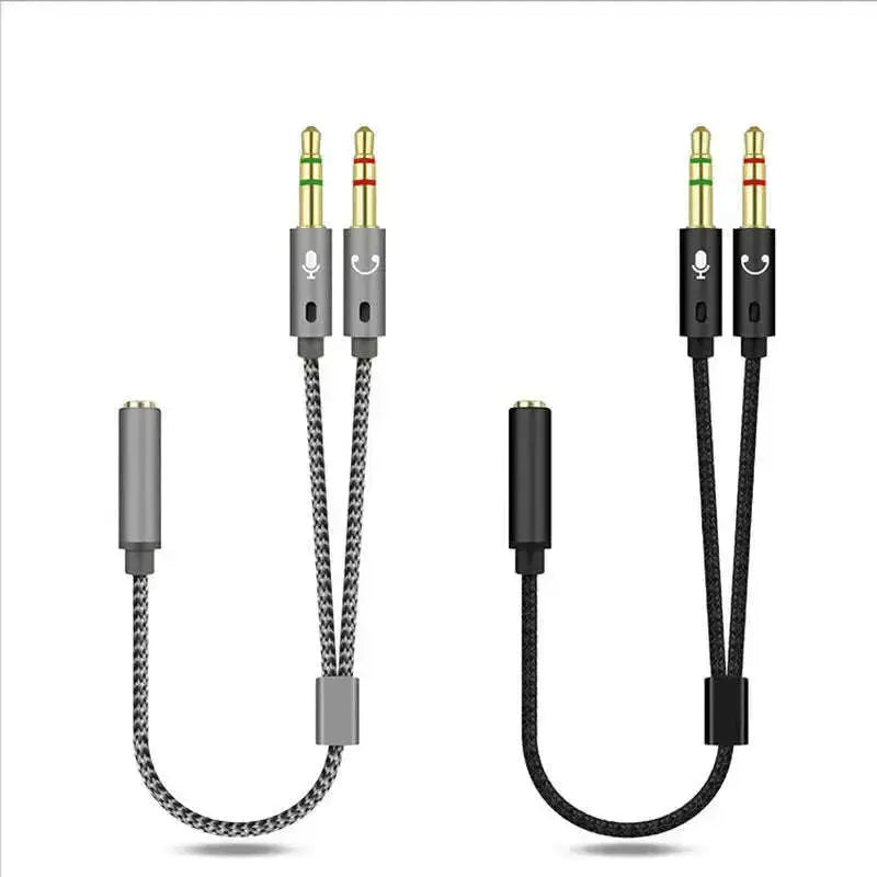 AUX-Cable-Jack-3.5mm-Audio-Cable-3.5-mm-Jack-Stereo-Audio-Male-to-2-Female-Headset-Mic-Y-Splitter-Cable-Adapter-GreatEagleInc-334025140