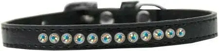 Ab-Crystal-Size-10-Black-Puppy-Collar-GreatEagleInc-319642513