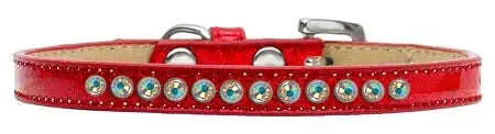 Ab-Crystal-Size-14-Red-Puppy-Ice-Cream-Collar-GreatEagleInc-319625366