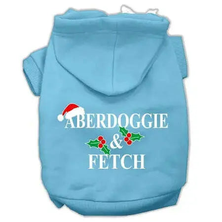 Aberdoggie-Christmas-Screen-Print-Pet-Hoodies-Baby-Blue-Size-L-GreatEagleInc-318710015