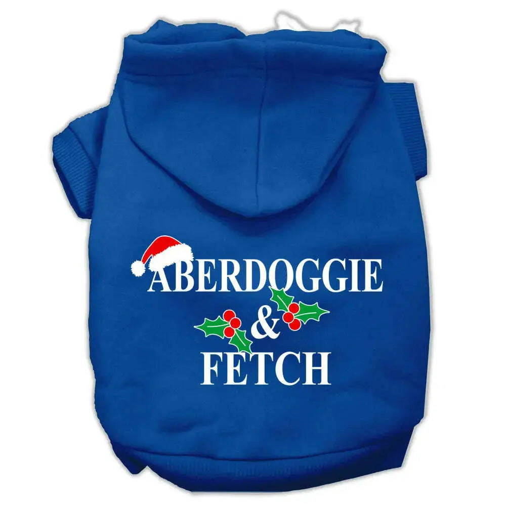 Aberdoggie-Christmas-Screen-Print-Pet-Hoodies-Blue-Size-Xl-GreatEagleInc-333961997