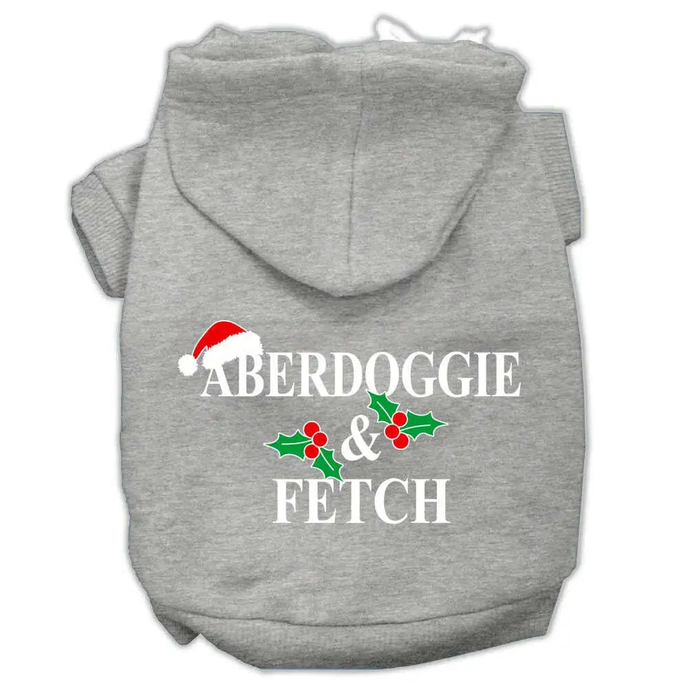 Aberdoggie-Christmas-Screen-Print-Pet-Hoodies-Grey-Size-Xxl-GreatEagleInc-333960920