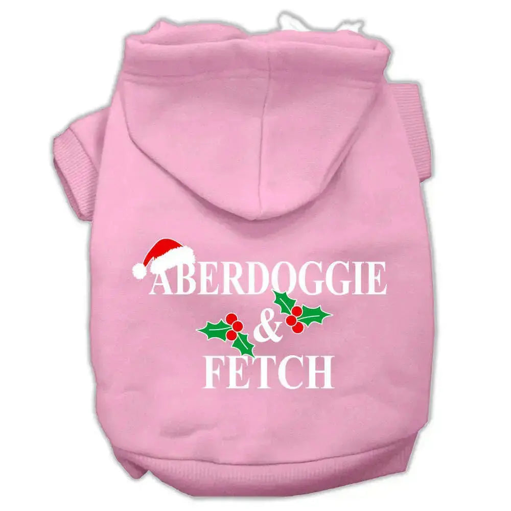 Aberdoggie-Christmas-Screen-Print-Pet-Hoodies-Light-Pink-Size-Xxl-GreatEagleInc-318710159