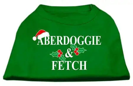 Aberdoggie-Christmas-Screen-Print-Shirt-Emerald-Green-Xxxl-GreatEagleInc-333827564