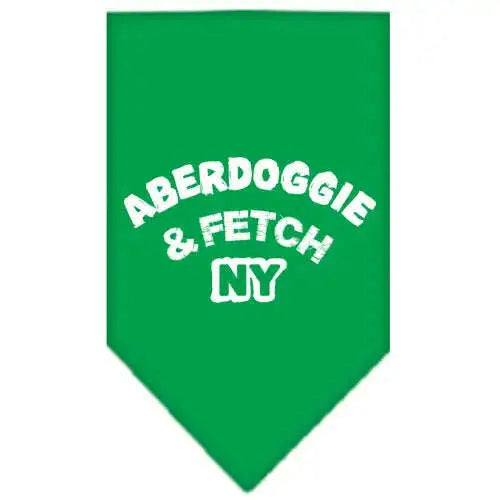 Aberdoggie-Ny-Screen-Print-Bandana-Emerald-Green-Small-GreatEagleInc-319228882