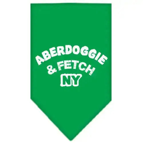 Aberdoggie-Ny-Screen-Print-Bandana-Emerald-Green-Small-GreatEagleInc-319228882