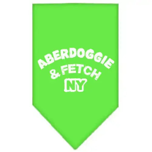 Aberdoggie-Ny-Screen-Print-Bandana-Lime-Green-Small-GreatEagleInc-319228669