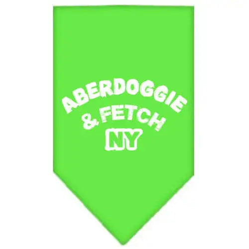 Aberdoggie-Ny-Screen-Print-Bandana-Lime-Green-Small-GreatEagleInc-319228669