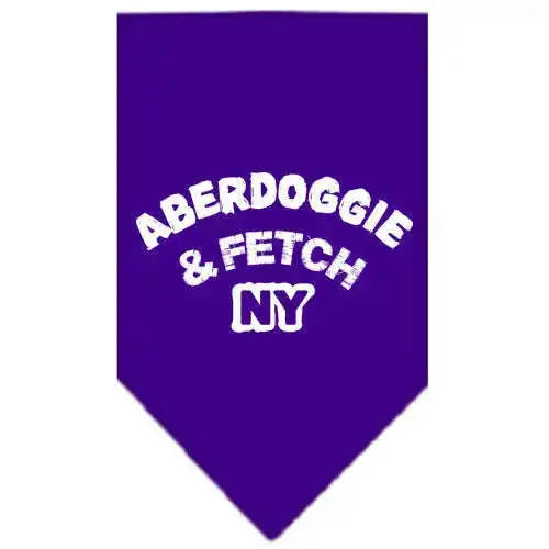 Aberdoggie-Ny-Screen-Print-Bandana-Purple-Small-GreatEagleInc-319228245