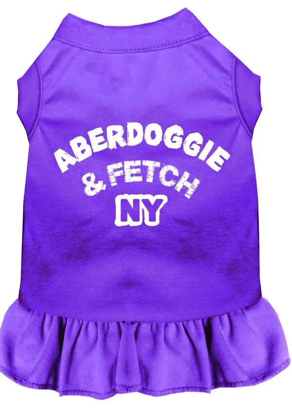 Aberdoggie-Ny-Screen-Print-Dress-Purple-Med-GreatEagleInc-319272199