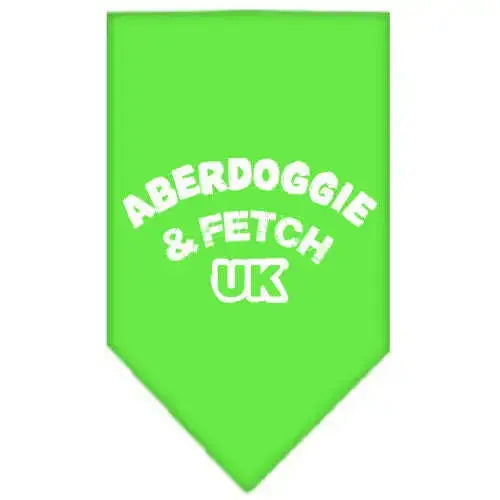 Aberdoggie-Uk-Screen-Print-Bandana-Lime-Green-Small-GreatEagleInc-319226414
