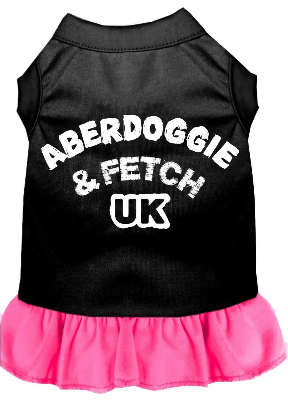 Aberdoggie-Uk-Screen-Print-Dress-Black-With-Bright-Pink-Xxxl-GreatEagleInc-320064349